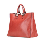 Large Leather Twins Tote